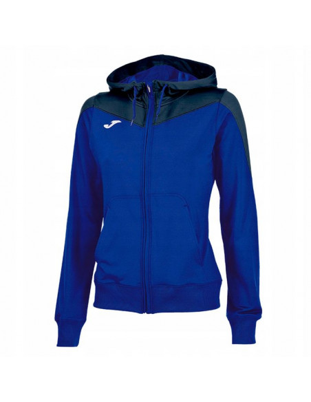 niebieska bluza damska z kapturem rozpinana Joma