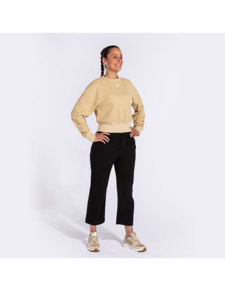 spodnie dresowe dzwony czarne